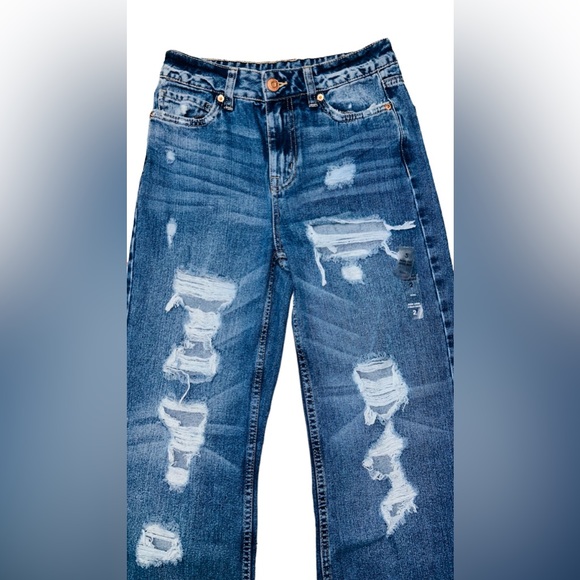 Aeropostale High Rise Wide Legs Jeans size 2 - Picture 2 of 5